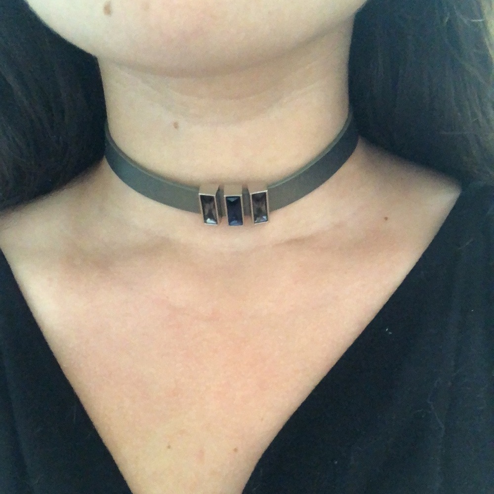 Leather choker - Picture 4 of 4